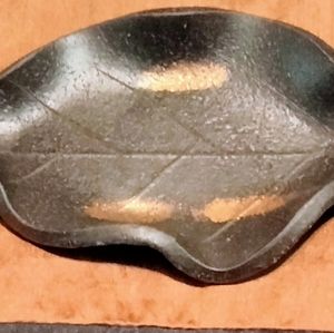1960s leaf art dish
